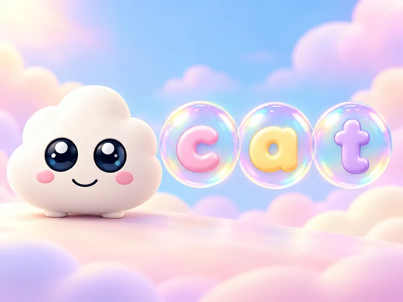 Letter Bubbles: Pop the letters in order to build a word.